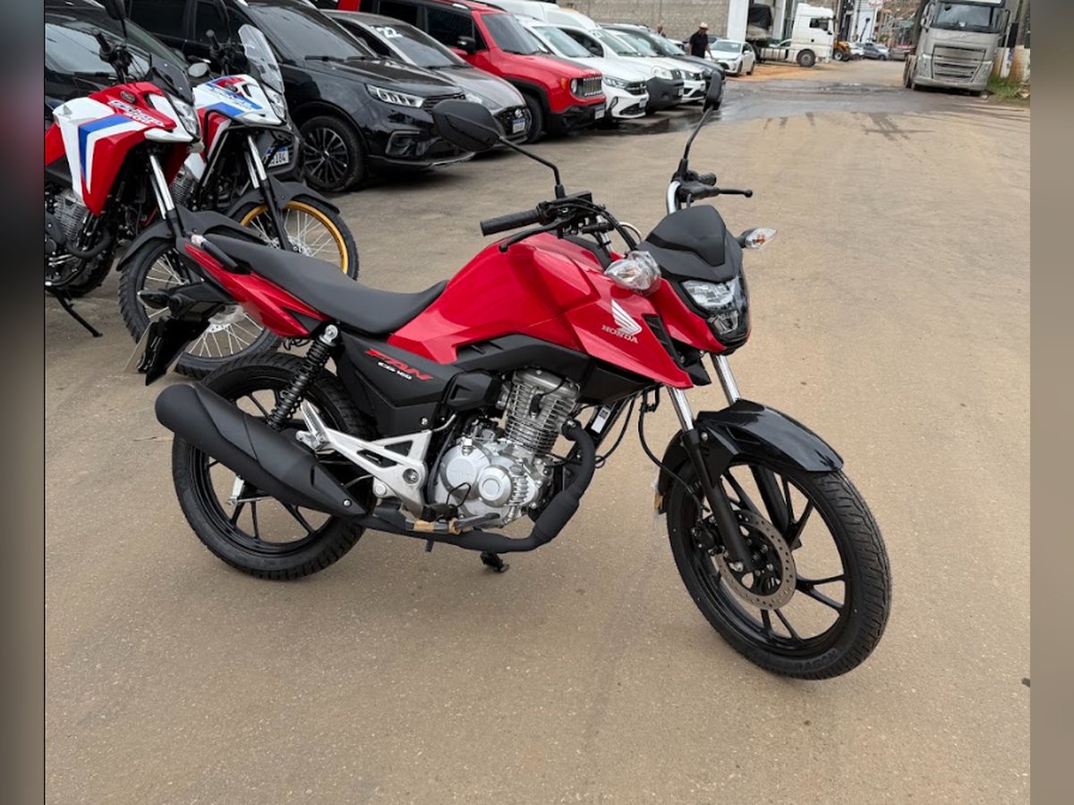 Honda CG 160 Fan vermelha