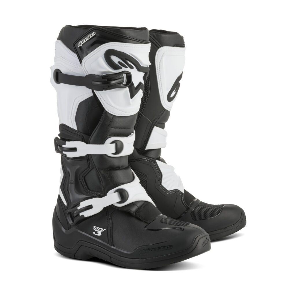 Bota Alpinestars Tech 3 Preto/Branco – par