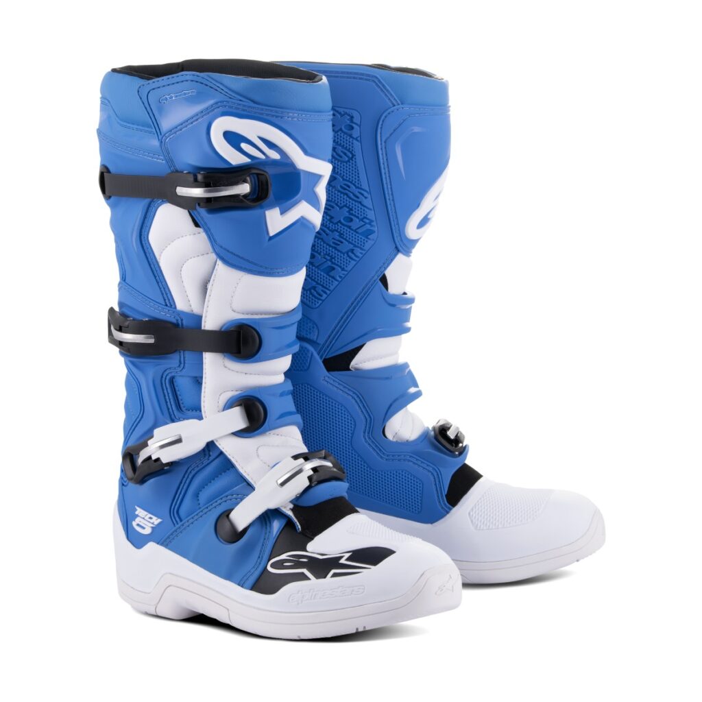 Bota Alpinestars Tech 5 Azul/Branco – par