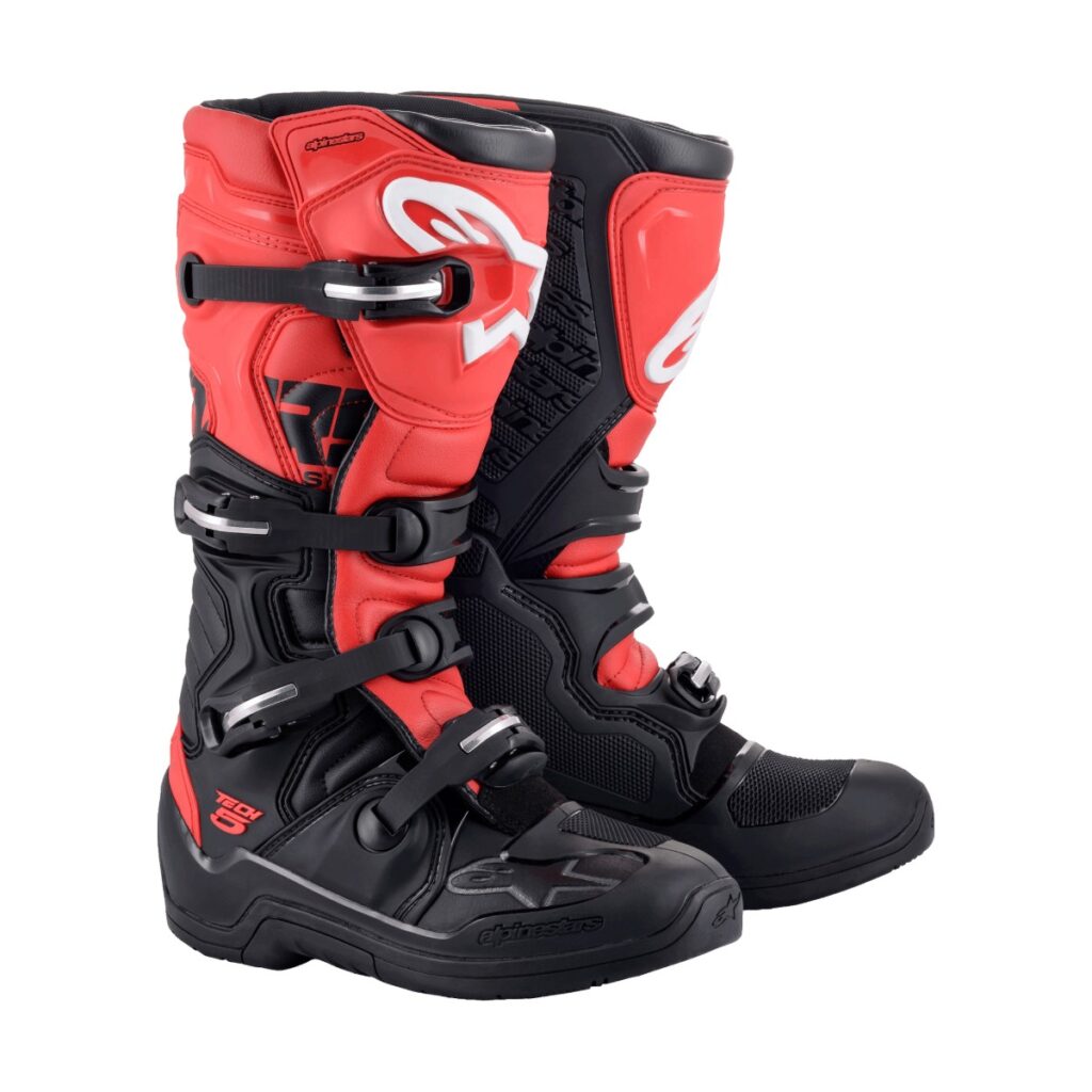 Bota Alpinestars Tech 5 Preto/Vermelho – par