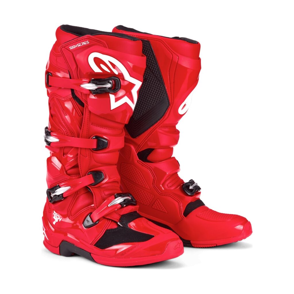 Bota Alpinestars Tech 7 Vermelho – par