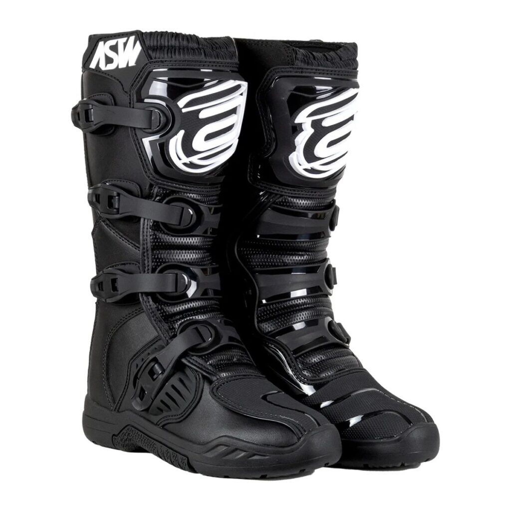 Bota ASW Image Enduro Preto/Branco – par